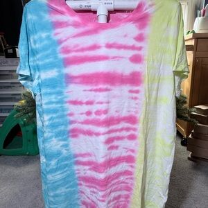 Torrid Pink Tie-Dye T-Shirt